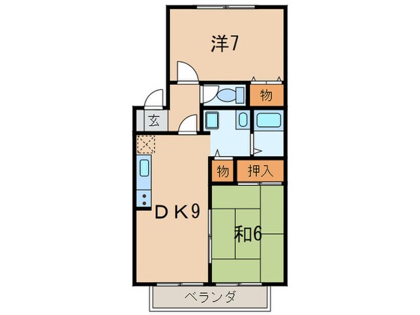 ハウディ－芦屋の物件間取画像